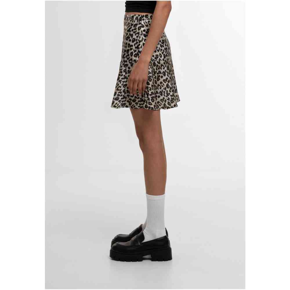 Urban Classics - Leo Volants Jupe courte - Marron